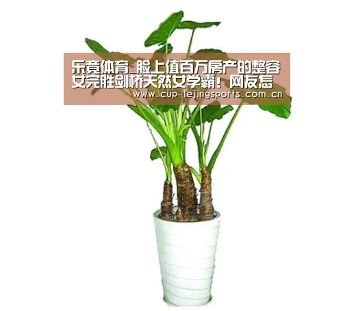 乐竟体育_脸上值百万房产的整容女完胜剑桥天然女学霸!网友怎么想的?(图2) 乐竟体育官方