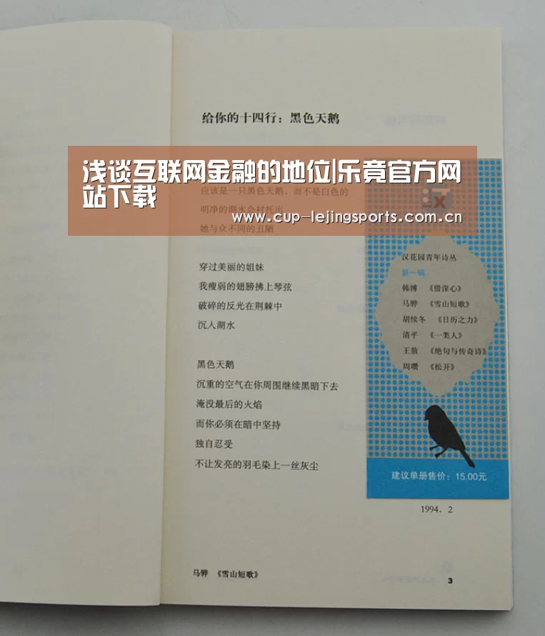 浅谈互联网金融的地位|乐竟官方网站下载(图1) 乐竟体育