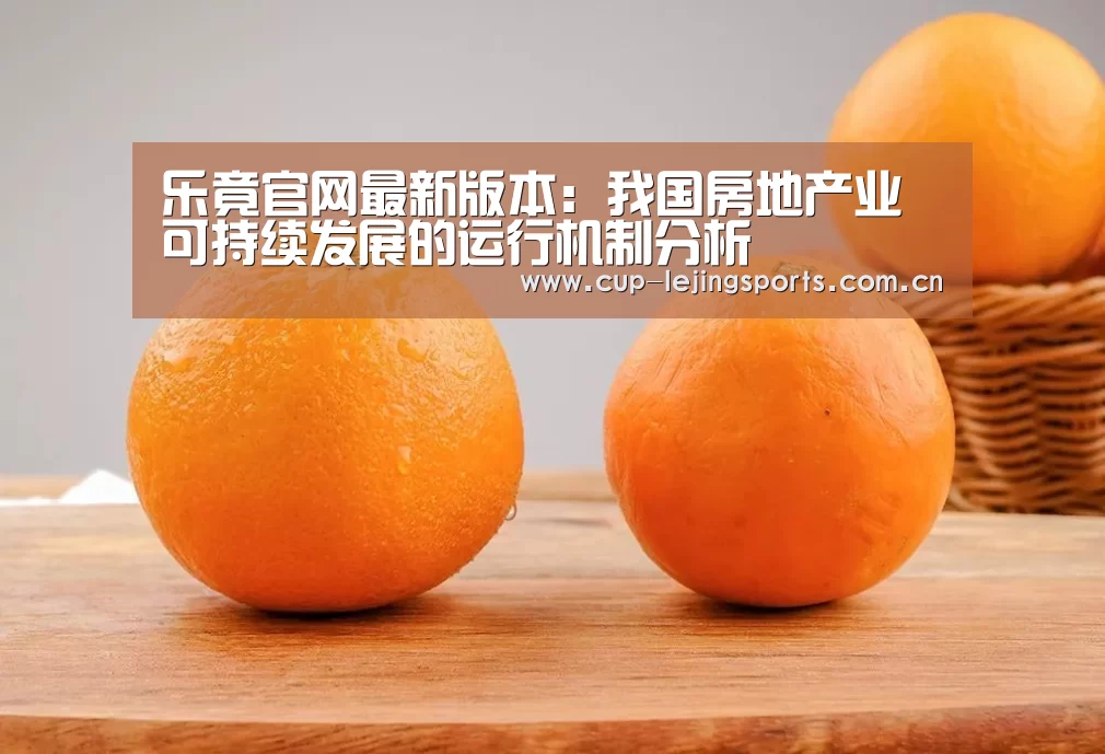 乐竟官网最新版本:我国房地产业可持续发展的运行机制分析(图1) 乐竟官网最新版本